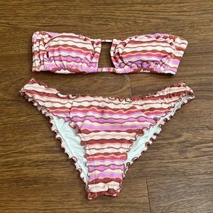 Shade & Shore Striped Bikini